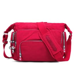 High Quality A4 Men Women Shoulder Messenger Bag Cross Body Large Capacity Purse Waterproof Lightweight Blue Purple Red M1304