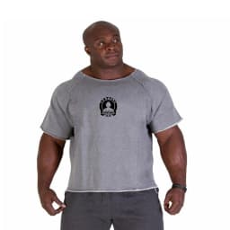 Gym Oversized Clothing fitness Running t shirt men O-neck t-shirt cotton bodybuilding Sport shirts tops gym men training t shirt