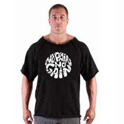 Gym Oversized Clothing fitness Running t shirt men O-neck t-shirt cotton bodybuilding Sport shirts tops gym men training t shirt