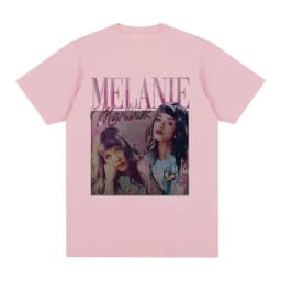 Singer Melanie Martinez Graphic Print T-shirt Men Woman Harajuku Vintage Oversized T Shirts Cotton Casual Short Sleeve T-shirts