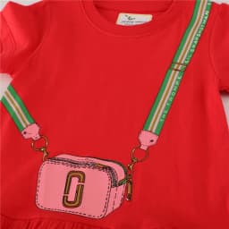 Jumping Meters 2-7T New Arrival Summer Girls Dresses Bag Print Hot Selling Baby Summer Frocks Clothes Frocks Party Birthday