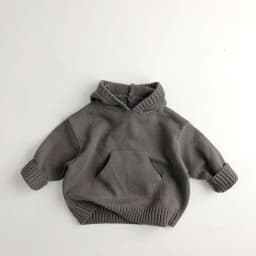 Korean Edition Boys and Girls Clothing Baby Sweater Toddler Knitted Sweater Newborn Knitted Long Sleeve Cotton Baby Pullover