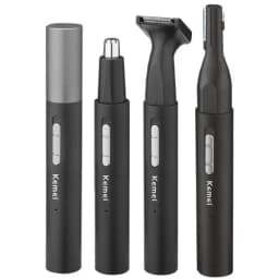Kemei Pro Rechargeable Nose Hair Trimmer Pen Beard Grooming Kit Electric Facial Neckline Body Trimmer Ear Eyebrow for Men Women