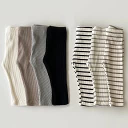 2024 Toddler Baby Trousers Spring and Autumn Pants Korean Version of Fashion Striped Stretch Tight Trousers Suitable 0-6Y