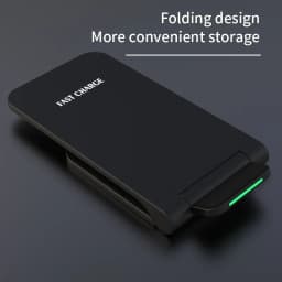 Wireless Fast Charger For iPhone 15 14 13 12 ProMax11 Stand Fast Charging Charger for Samsung Note 20/10 S21 Ultra Foldable