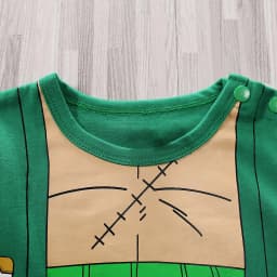 Newborn Clothing Handsome Anime Role Play Cotton Comfortable And Soft Summer Boys And Girls 0-18m Short Sleeved Baby Bodysuit