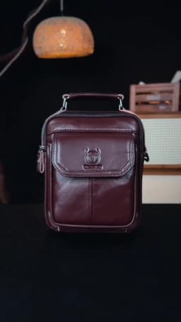 BULLCAPTAIN New Genuine Leather Men Vintage Handbags Flap Men's Shoulder Bag Casual Office Messenger Bags Fashion Crossbody