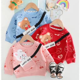 New Spring Autumn Baby Girl Clothes Suit Children Boys Cartoon T-Shirt Pants 2Pcs/Sets Toddler Fashion Costume Kids Tracksuits