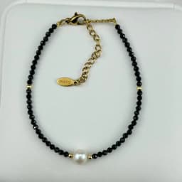7mm Pearl Necklace Freshwater Natural Stone Choker For Women Stainless Steel Stainless Jewelry Amethyst Chains