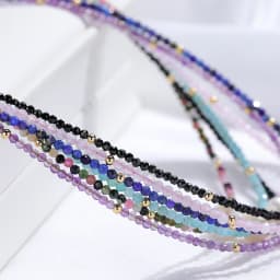 7mm Pearl Necklace Freshwater Natural Stone Choker For Women Stainless Steel Stainless Jewelry Amethyst Chains