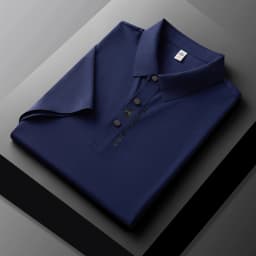 High end brand printed polo shirt men's short sleeve summer fashion business casual seamless ice silk breathable golf T-shirt