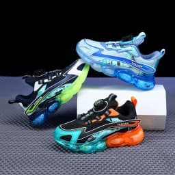 New Summer Children Sneakers Breathable 5-16Years Boys' Running Shoes New Swivel Buckle Kids Sport Shoes Outdoor Casual Trainers