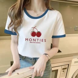 This Year's Popular Women Clothes Fashion Short Sleeve T-shirt Design Sense Casual Top Female New Summer Oversized Women Tops