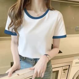 This Year's Popular Women Clothes Fashion Short Sleeve T-shirt Design Sense Casual Top Female New Summer Oversized Women Tops