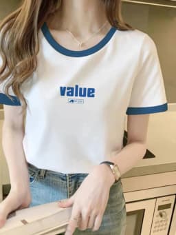 This Year's Popular Women Clothes Fashion Short Sleeve T-shirt Design Sense Casual Top Female New Summer Oversized Women Tops