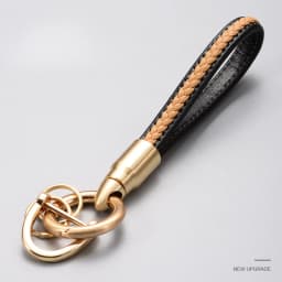 Handwoven Leather Car Key Buckle Keychain Luxury Style Hand Woven Leather Hanging Car Key Ring,Comes with Box Packaging