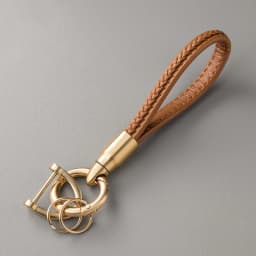 Handwoven Leather Car Key Buckle Keychain Luxury Style Hand Woven Leather Hanging Car Key Ring,Comes with Box Packaging