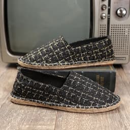 2024 Summer New Espadrilles For Men Shoes Linen Men's Casual Shoes Handmade Weaving Fisherman Shoes Fashion Flats Big Size 47