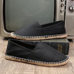 2024 Summer New Espadrilles For Men Shoes Linen Men's Casual Shoes Handmade Weaving Fisherman Shoes Fashion Flats Big Size 47