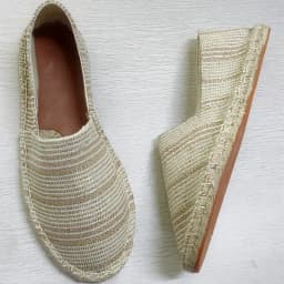 2024 Summer New Espadrilles For Men Shoes Linen Men's Casual Shoes Handmade Weaving Fisherman Shoes Fashion Flats Big Size 47