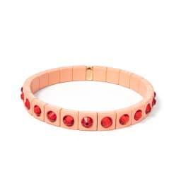 2024 Colorful Rhinestone Beads Women Bracelet Enamel Candy Color Elastic Bangle Bohemian Jewelry Accessories