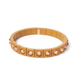 2024 Colorful Rhinestone Beads Women Bracelet Enamel Candy Color Elastic Bangle Bohemian Jewelry Accessories