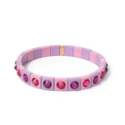 2024 Colorful Rhinestone Beads Women Bracelet Enamel Candy Color Elastic Bangle Bohemian Jewelry Accessories