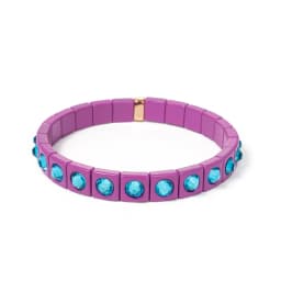 2024 Colorful Rhinestone Beads Women Bracelet Enamel Candy Color Elastic Bangle Bohemian Jewelry Accessories