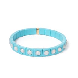 2024 Colorful Rhinestone Beads Women Bracelet Enamel Candy Color Elastic Bangle Bohemian Jewelry Accessories