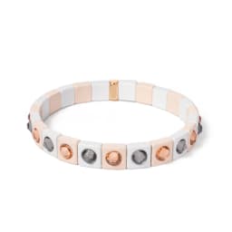 2024 Colorful Rhinestone Beads Women Bracelet Enamel Candy Color Elastic Bangle Bohemian Jewelry Accessories
