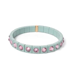 2024 Colorful Rhinestone Beads Women Bracelet Enamel Candy Color Elastic Bangle Bohemian Jewelry Accessories