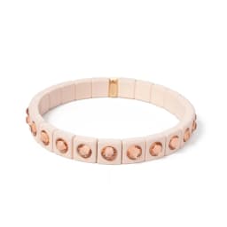 2024 Colorful Rhinestone Beads Women Bracelet Enamel Candy Color Elastic Bangle Bohemian Jewelry Accessories