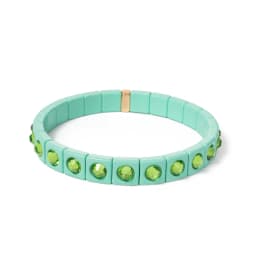 2024 Colorful Rhinestone Beads Women Bracelet Enamel Candy Color Elastic Bangle Bohemian Jewelry Accessories