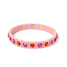 2024 Colorful Rhinestone Beads Women Bracelet Enamel Candy Color Elastic Bangle Bohemian Jewelry Accessories