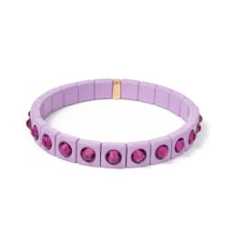 2024 Colorful Rhinestone Beads Women Bracelet Enamel Candy Color Elastic Bangle Bohemian Jewelry Accessories