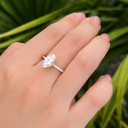 QooLady Fashion 925 Sterling Silver Marquise Cut Cubic Zircon Dazzling Wedding Engagement Rings for Women Fine Jewelry SE012