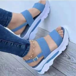 Women's Wedges Sandals Summer New Woman Low Platform Shoes Sandals Heeled Fashion Shoes Female Footwear Wedges Shoes
