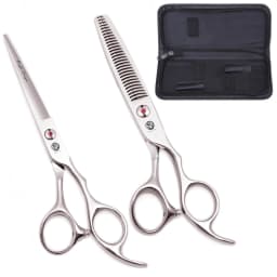 Professional Hair Scissors Japan 440C Purple Dragon 6" Hair Cutting Scissors Barber Thinning Scissors Haircut Set Razor Z2003