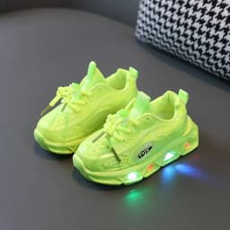 Zapatos Niña 202New LED Child Trainers 1-8Years Old Boy Girl Tennis Shoe Sport Shoe for Toddlers Glowing Kid Sneakers Kids Shoe