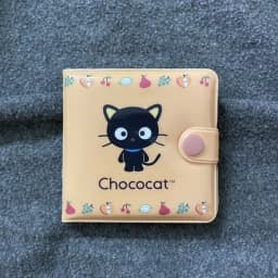 Chococat Mini Wallets for Women Girls Cute PVC Coin Purse Cartoon Black Cat Credit Card Holder ID Card Wallet Kawaii Money Bag