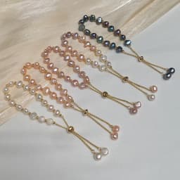 Hot Sell Fashion Natural Baroque Freshwater Pearl 14K Gold Filled Ladies Bracelet Jewelry For Women Birthday Gifts No Fade