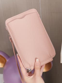 PU Soft Leather Women's Handbag Fashionable Multi Functional Phone Bag Diagonal Strap Single Shoulder Coin Wallet