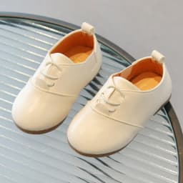 Children Casual Shoes White Dress Shoes Girls Boys Soft Bottom Black Brown Kids Leather Shoes Kid Slip on Leather Shoes