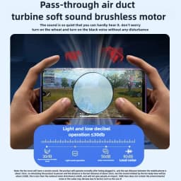 SL17 NEW Magnetic/ Back-clip 2 in 1 Mobile Phone Semiconductor Cooling Radiator PUBG Game Cooler for IOS Android Cool Heat Sink