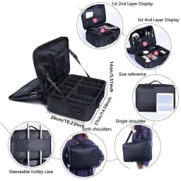 New Oxford Makeup Bag For Women Professional Large Capacity Travel Cosmetic Case Waterproof Manicure Makeup Toolbox