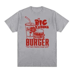 Pulp Fiction 2 Directed By Quentin Tarantino T Shirt The Big Kahuna Burger Print T-shirt Men Women Retro Casual Oversized Tshirt