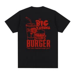 Pulp Fiction 2 Directed By Quentin Tarantino T Shirt The Big Kahuna Burger Print T-shirt Men Women Retro Casual Oversized Tshirt