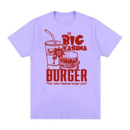 Pulp Fiction 2 Directed By Quentin Tarantino T Shirt The Big Kahuna Burger Print T-shirt Men Women Retro Casual Oversized Tshirt