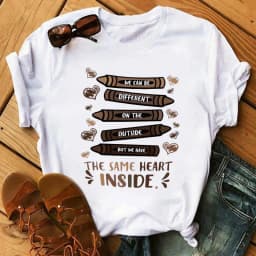 Fashion Print T-shirt Kawaii Melanin T Shirt Women Funny Black African Curly Hair Girl Graphic Tees Aesthetic Tshirt Female