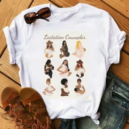 Fashion Print T-shirt Kawaii Melanin T Shirt Women Funny Black African Curly Hair Girl Graphic Tees Aesthetic Tshirt Female